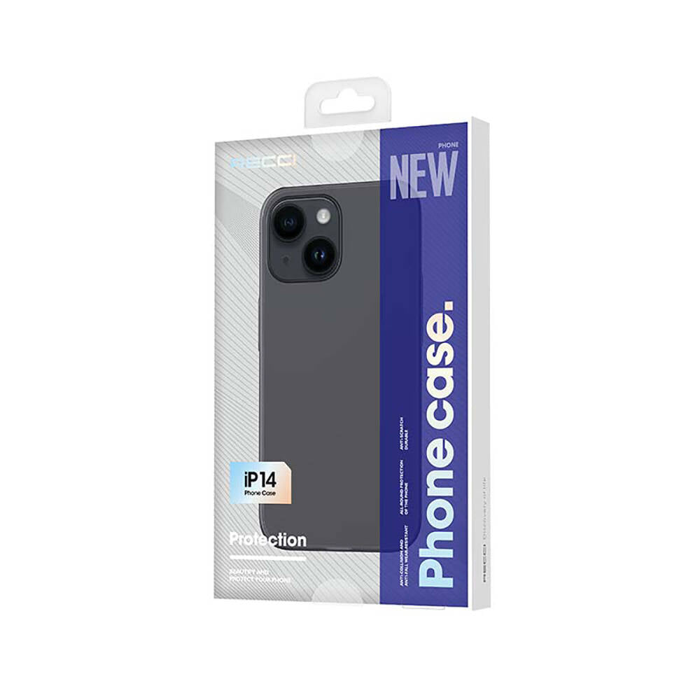 Apple iPhone 14 Case Ultra Thin Matte PC Back Surface Recci Elite Series Cover Gray 