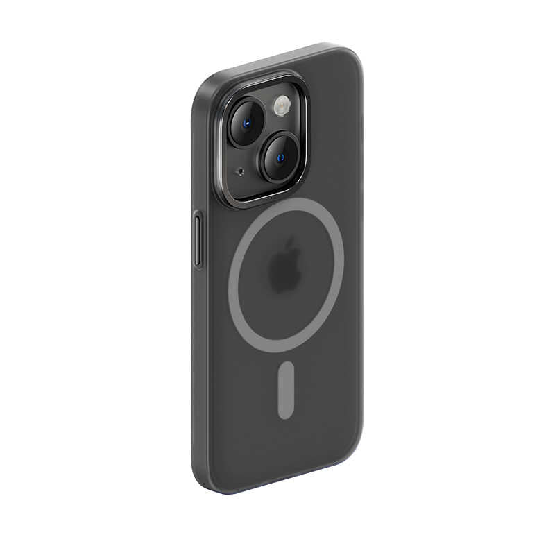 Apple iPhone 14 Case Wireless Charging Supported Benks New Series Magnetic Haze Cover Black 