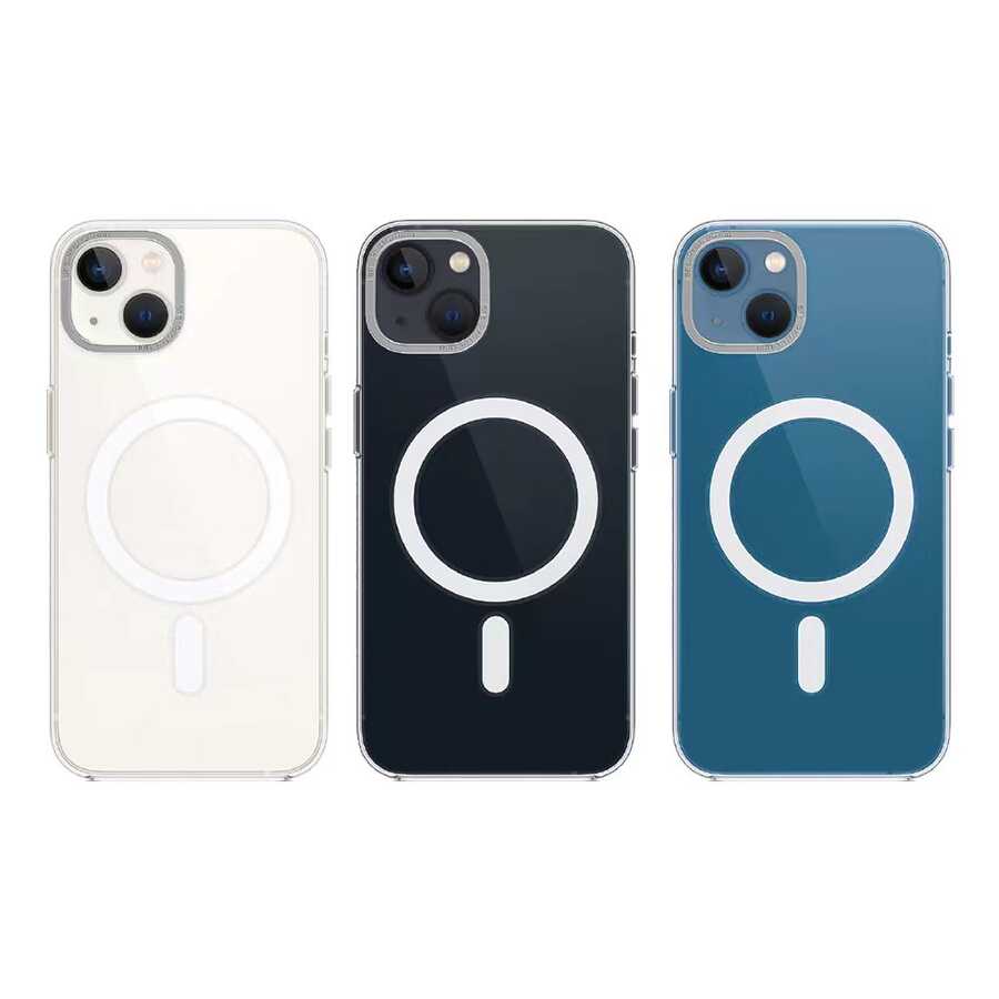 Apple iPhone 14 Case Wiwu MCC-102 Magnetic Crystal Hard PC Cover Colorless 