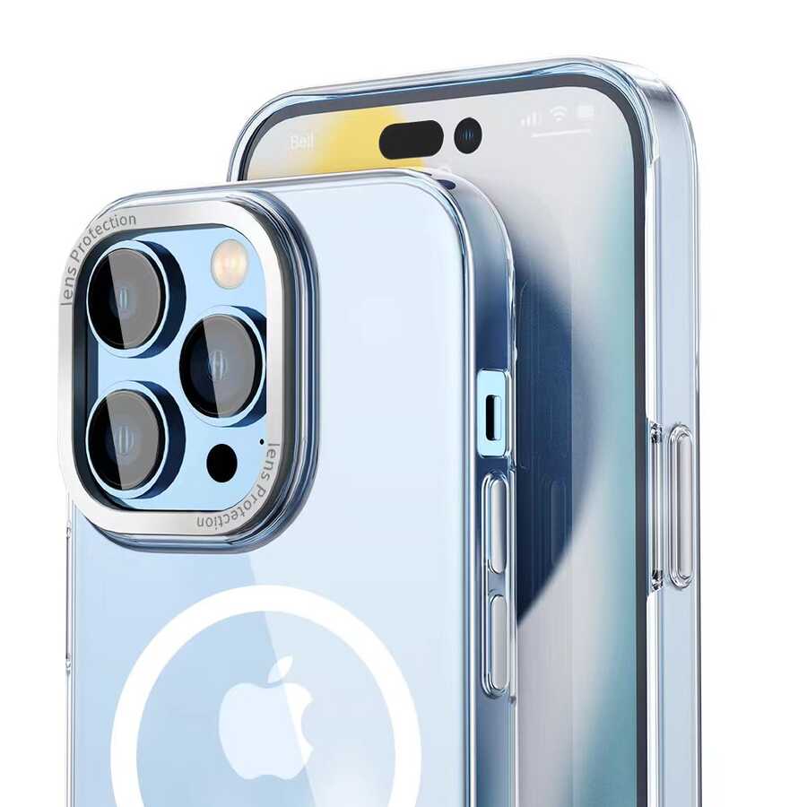 Apple iPhone 14 Case Wiwu MCC-102 Magnetic Crystal Hard PC Cover Colorless 