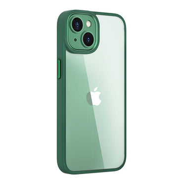 Apple iPhone 14 Case Wiwu VCC-104 Lens Protection Colored Edge Transparent Back Vivid Clear Cover Blue 