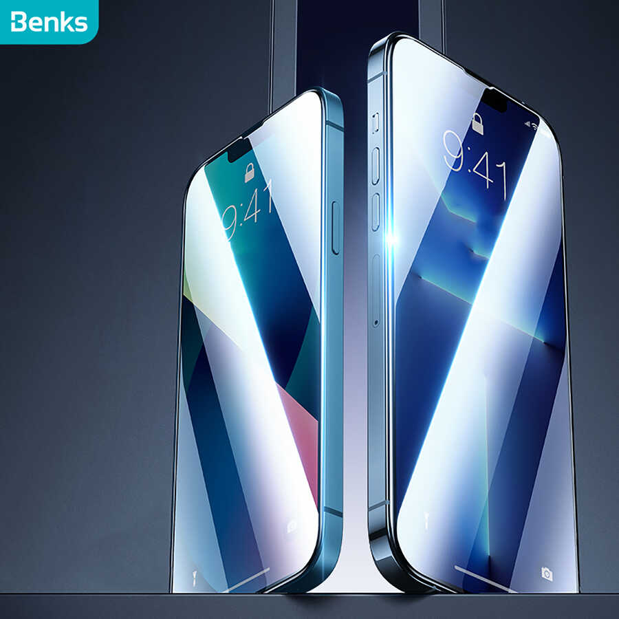 Benks Matte Screen Protector for Apple iPhone 14 Plus, Fingerprint-Free, Special Screen Film for Gamers, Black 