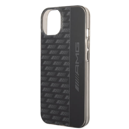 Apple iPhone 14 Plus Kılıf AMG Frosted Buzlu PC Karbon Dizayn Kapak Siyah