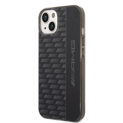 Apple iPhone 14 Plus Kılıf AMG Frosted Buzlu PC Karbon Dizayn Kapak Siyah