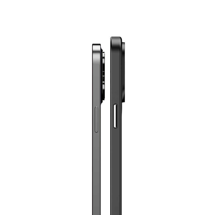 Apple iPhone 14 Plus Kılıf Aramid Karbon Fiber M-safe Özellikli Wlons Radison Kapak Siyah
