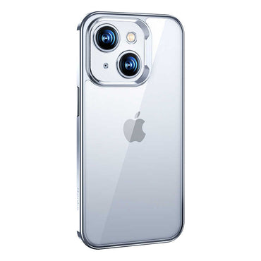 Apple iPhone 14 Plus Case Benks Electroplating TPU Cover with Screen Protector Silver