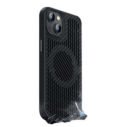 Apple iPhone 14 Plus Case Benks Magnetic Cooling Kevlar Phone Case Black 