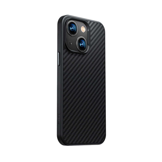 Apple iPhone 14 Plus Carbon Fiber Case Benks Civilian Aramid Protective Cover Black 