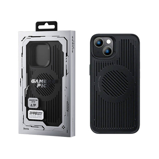 Apple iPhone 14 Plus Case M-safe Charging Feature Drop Resistant Cooler Benks Biliz Cover Black 