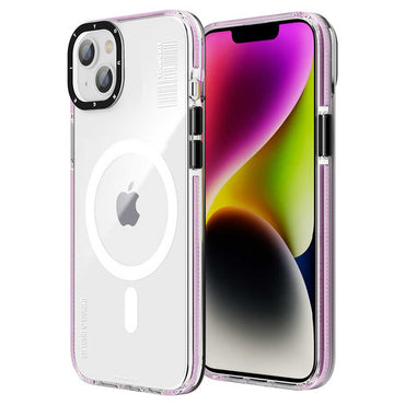 Apple iPhone 14 Plus Case M-safe Charging Feature YoungKit Exquisite Series Cover Black 
