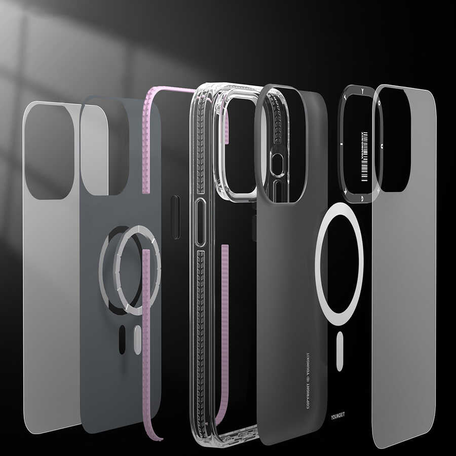 Apple iPhone 14 Plus Case M-safe Charging Feature YoungKit Exquisite Series Cover Pink 