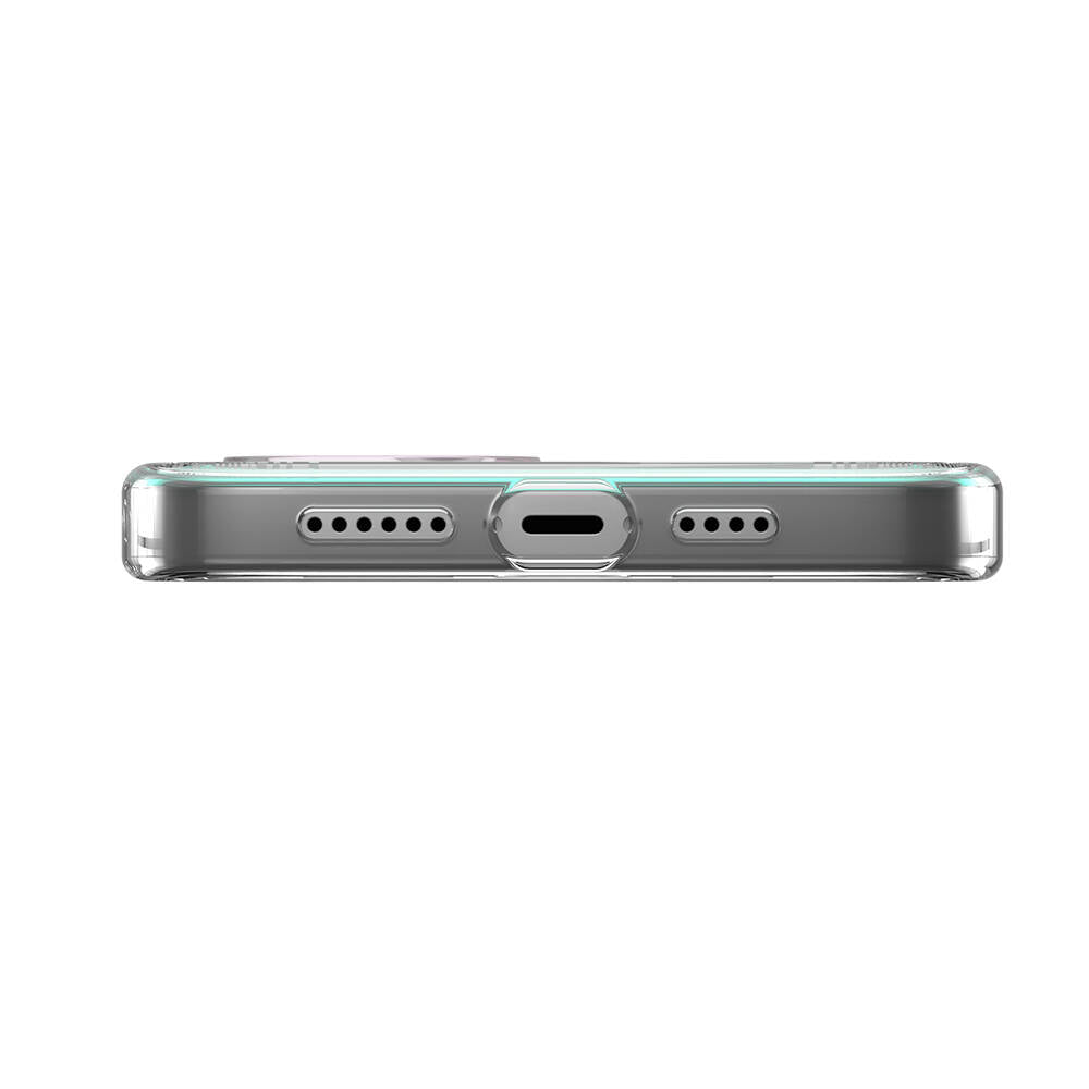 Apple iPhone 14 Plus Kılıf Renk Geçişli Kenarları Şeffaf Tasarımlı Lisanslı Switcheasy Crush Plus Kapak Starlight
