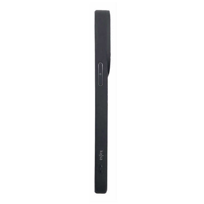 Apple iPhone 14 Plus Kılıf Soft Deri Metal Kamera Çerçeveli Kajsa Litchi Kapak Kahverengi
