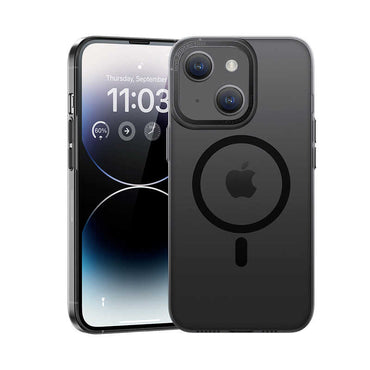 Apple iPhone 14 Plus Wireless Charging Case Benks Magnetic Haze Cover Deep Purple 