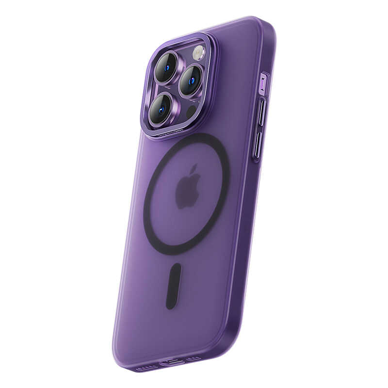 Apple iPhone 14 Plus Case Wireless Charging Supported Benks New Series Magnetic Haze Cover Deep Purple 