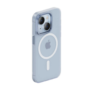 Apple iPhone 14 Plus Case Wireless Charging Supported Benks New Series Magnetic Haze Cover Deep Purple 