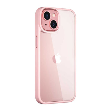 Apple iPhone 14 Plus Case Wiwu VCC-104 Lens Protection Colored Edge Transparent Back Vivid Clear Cover Black 