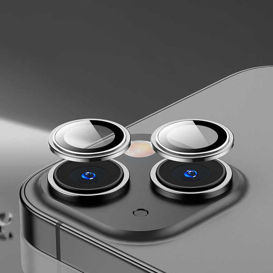 Apple iPhone 14 Plus Wiwu Lens Guard Metal Camera Lens Protector Black
