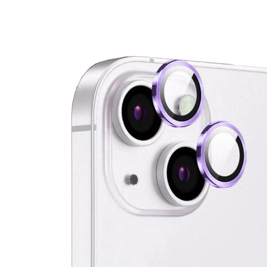 Apple iPhone 14 Plus Zore CL-12 Premium Sapphire Anti-Fingerprint Anti-Reflective Camera Lens Protector Purple 