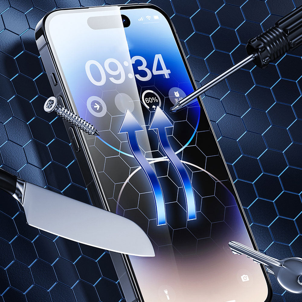 Apple iPhone 14 Pro Benks V Pro Sapphire Coating Screen Protector + Easy Application Tool Black 