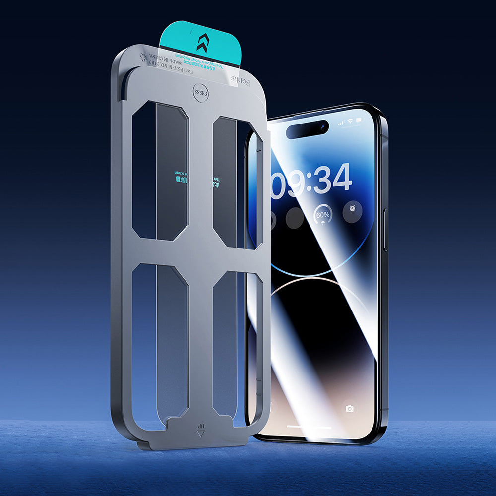 Apple iPhone 14 Pro Benks V Pro Sapphire Coating Screen Protector + Easy Application Tool Black 