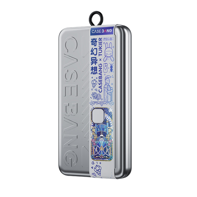 Apple iPhone 14 Pro Case M-safe Charging Feature Benks Casebang Memory &amp; Meditation Cover White 