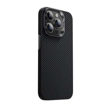 Apple iPhone 14 Pro Case M-safe Charging Feature Carbon Fiber Benks MFM Licensed 600D Essential Kevlar Cover Black 