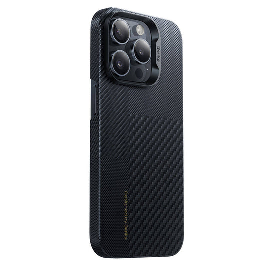 Apple iPhone 14 Pro Case M-safe Charging Carbon Fiber Benks Montage ArmorAir Kevlar Cover Black 