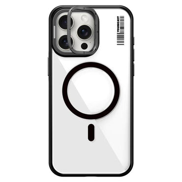 Apple iPhone 14 Pro Case M-safe Charging Feature Anti-Yellowing Youngkit Crystal Grid Cover Silver 