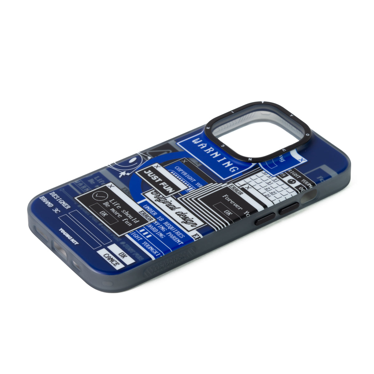 Apple iPhone 14 Pro Case M-safe Charging Feature YoungKit Code Case Series Cover Blue
