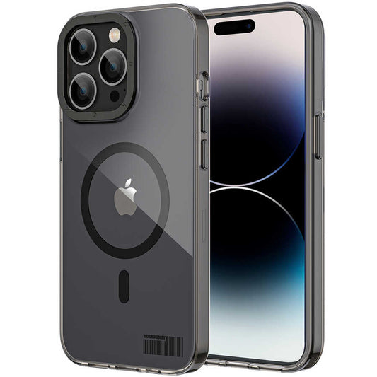 Apple iPhone 14 Pro Case M-safe Charging Feature Youngkit Colored Glaze Series Cover Black 