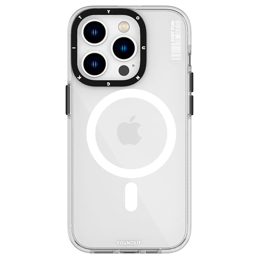 Apple iPhone 14 Pro Case M-safe Charging Feature YoungKit Crystal Color Series Cover Colorless 