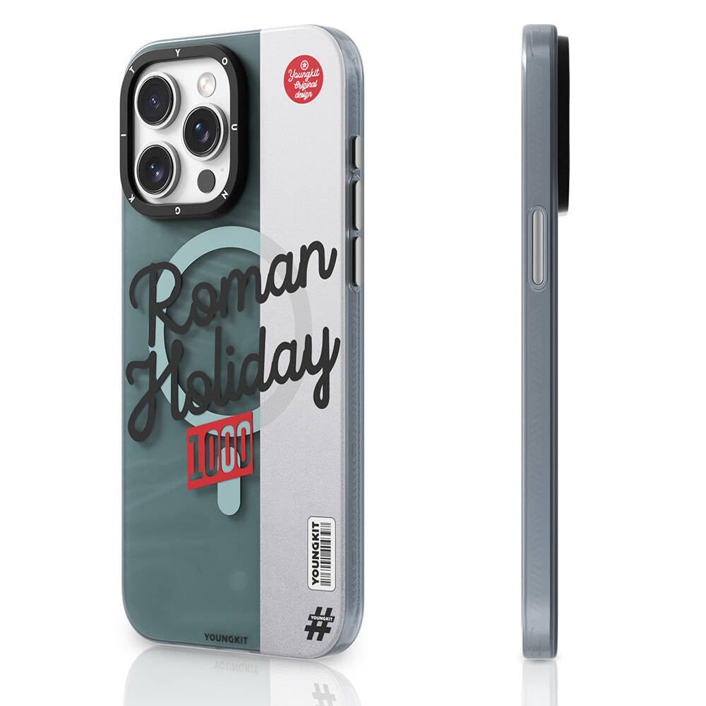 Apple iPhone 14 Pro Case M-safe Charging Feature Youngkit Motorcycle Legend Series Cover Green 