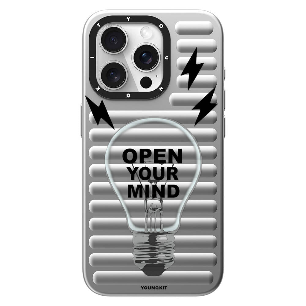 Apple iPhone 14 Pro Case M-safe Charging Feature Youngkit Open Mind Series Cover Black 