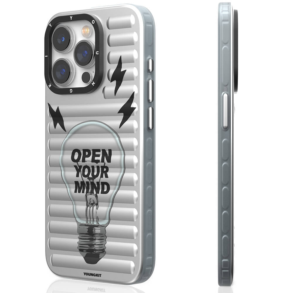 Apple iPhone 14 Pro Case M-safe Charging Feature Youngkit Open Mind Series Cover Black 