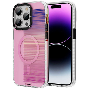 Apple iPhone 14 Pro Case M-safe Charging Feature Youngkit Pure Series Cover Gray