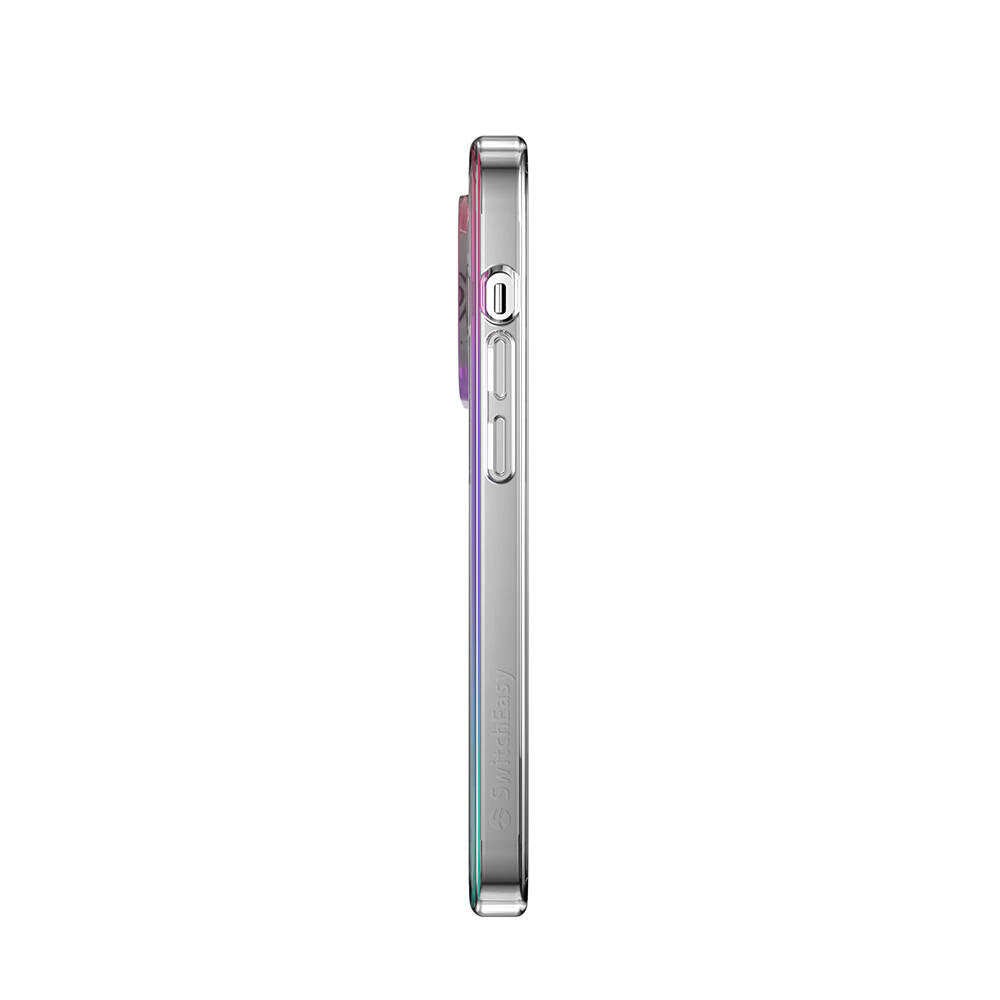 Apple iPhone 14 Pro Kılıf Renk Geçişli Kenarları Şeffaf Tasarımlı Lisanslı Switcheasy Crush Plus Kapak Starlight