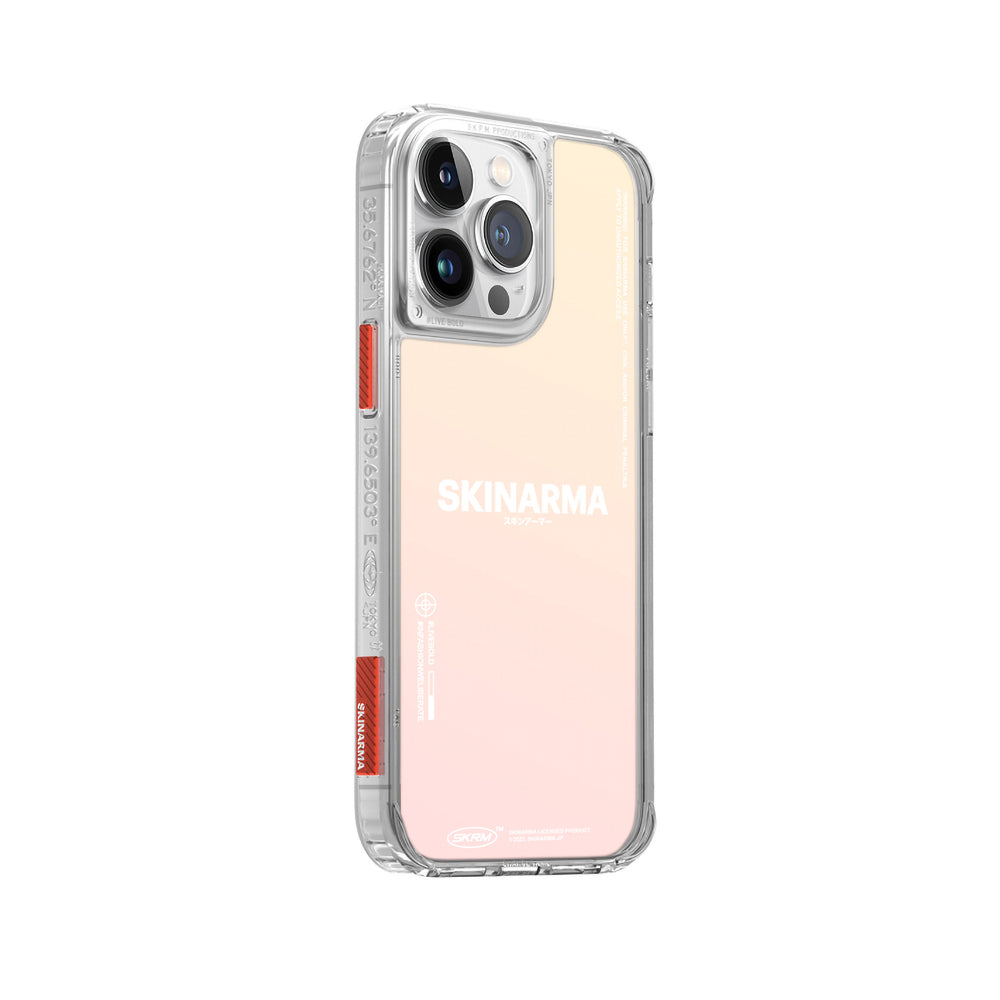 Apple iPhone 14 Pro Case SkinArma Transparent Airbag Design Neck Strap Kiru Cover Colorful 