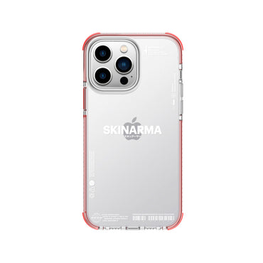 Apple iPhone 14 Pro Case SkinArma Transparent Airbag Design Iron Cover Black 