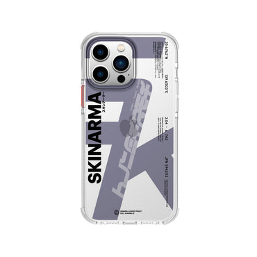 Apple iPhone 14 Pro Case SkinArma Transparent Airbag Design Raku Cover Orange 