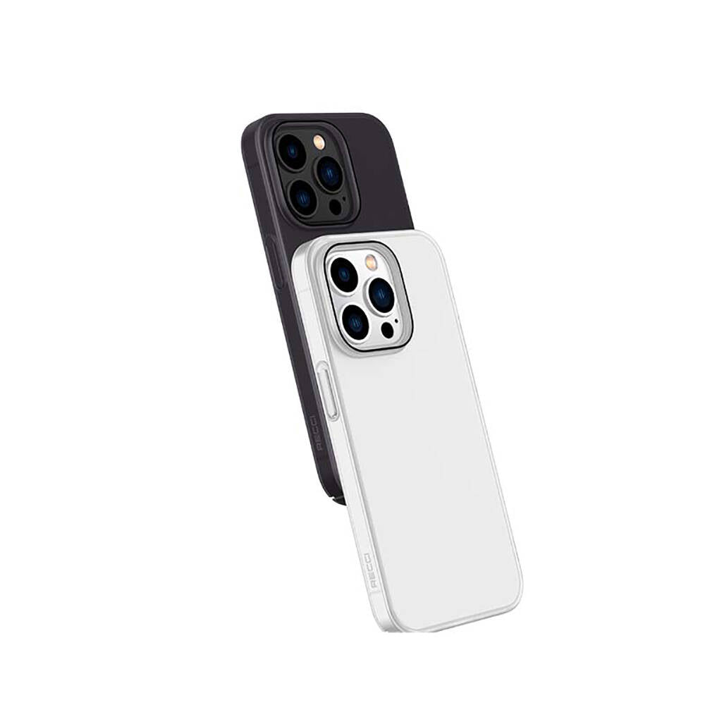 Apple iPhone 14 Pro Case Ultra Thin Matte PC Back Surface Recci Elite Series Cover White 