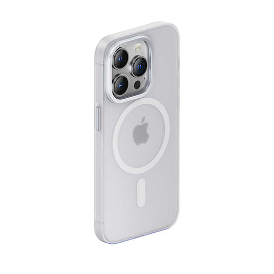 Apple iPhone 14 Pro Case Wireless Charging Supported Benks New Series Magnetic Haze Cover Silver 