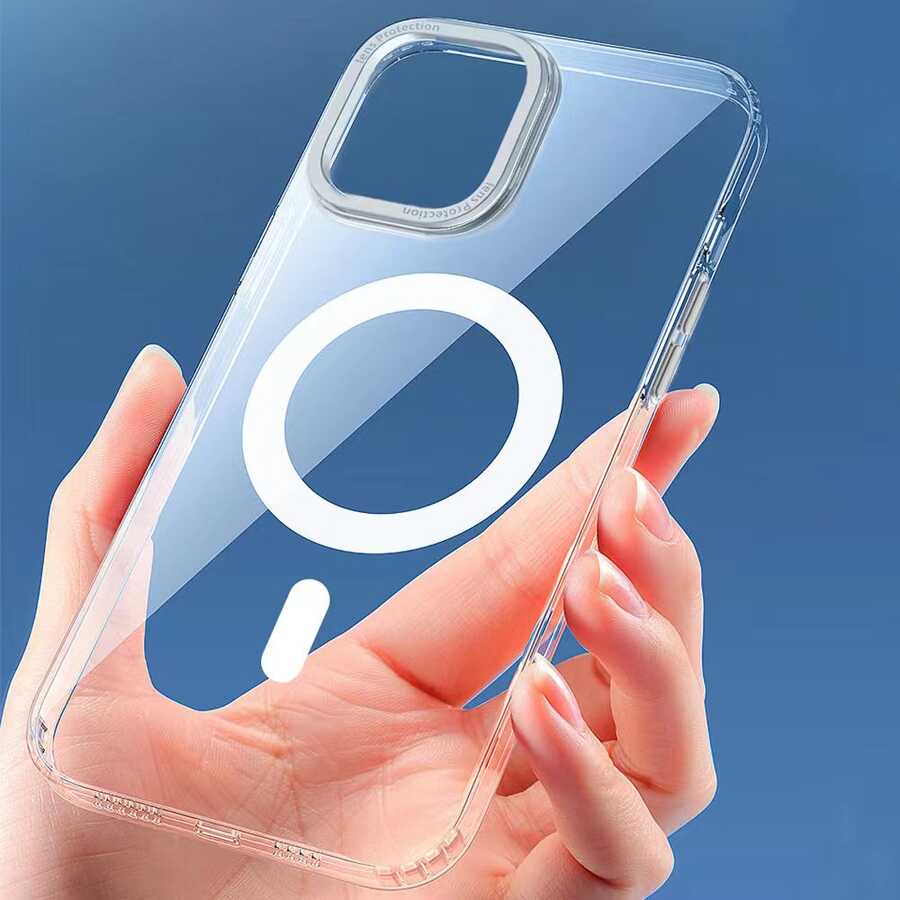 Apple iPhone 14 Pro Case Wiwu MCC-102 Magnetic Crystal Hard PC Cover Colorless 