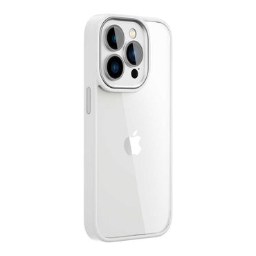 Apple iPhone 14 Pro Case Wiwu VCC-104 Lens Protection Colored Edge Transparent Back Vivid Clear Cover Blue 