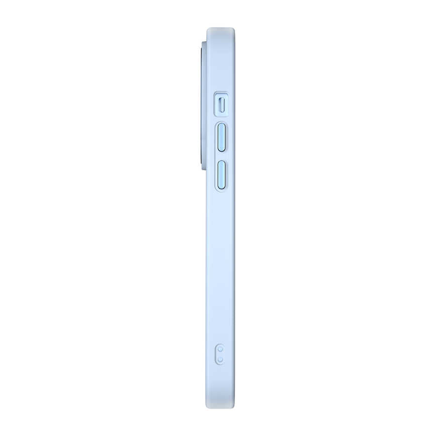 Apple iPhone 14 Pro Case Wiwu VCC-104 Lens Protection Colored Edge Transparent Back Vivid Clear Cover Blue 