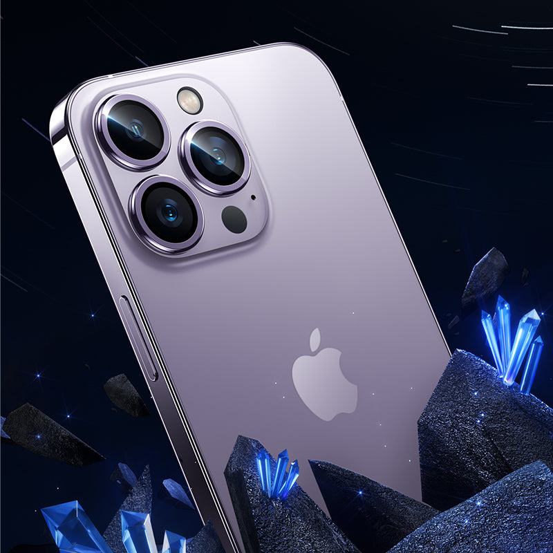 Apple iPhone 14 Pro Max Benks DR Sapphire Camera Lens Protector Silver 