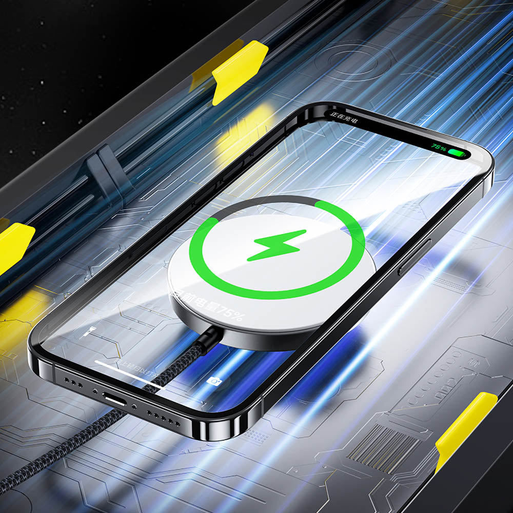 Apple iPhone 14 Pro Max Benks Grand Combo MFM01 3in1 Aksesuar Seti Kılıf-Ekran Koruyucu-Wireless Şarj Aleti Siyah