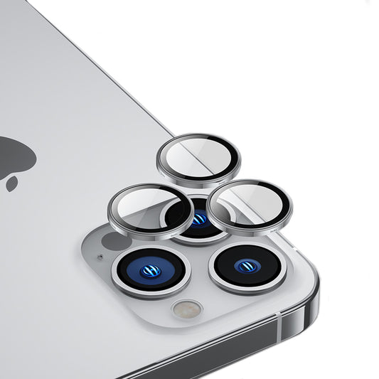 Apple iPhone 14 Pro Max Benks King Kong PVD Camera Lens Protector Silver 