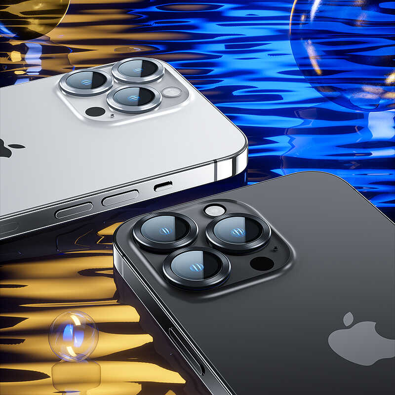 Apple iPhone 14 Pro Max Benks New KR Camera Lens Protector Silver 