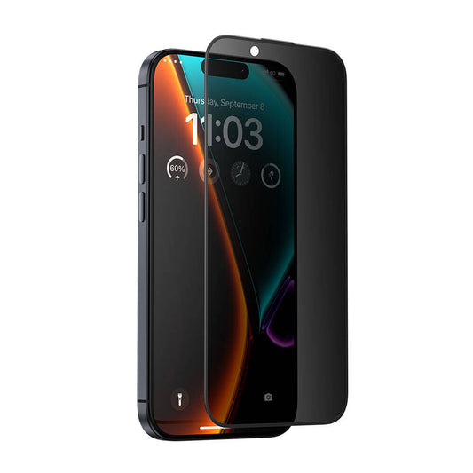 Apple iPhone 14 Pro Max Benks V Pro Ultra Shield Privacy 0.3mm Screen Protector + Easy Application Tool Black 
